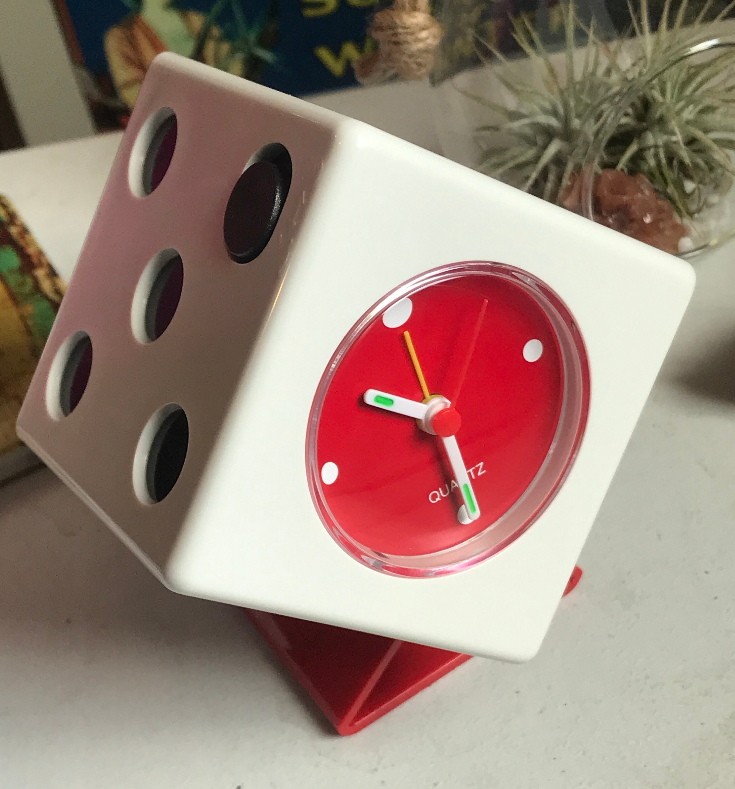Dice Alarm Clock with Stand / Dice Quartz Alarm Clock / Etsy