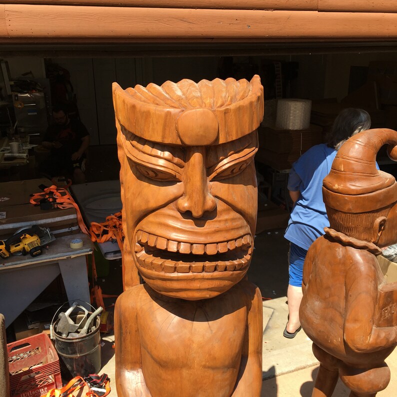 mini tiki statues