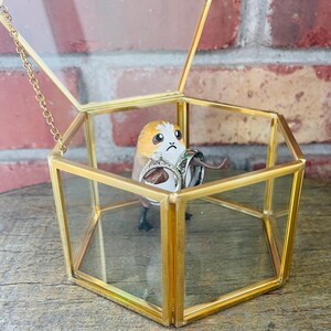 Sci Fi Fantasy Bird Ring Protector/ Space Bird/ Nerdy Wedding/ Fandom Proposal Box/ Jewelry Dish/ Ring Display/ Themed Proposal/ Space Bird