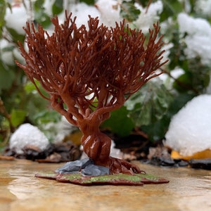 Thrashing Willow Miniature/ Wizarding Tree Figurine/ Bookshelf Decor/ Fantasy/ Nerd Gift/ Reading Prop/ Replica