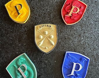 Prefect Captain Badge Magnets/ House Pride/ Nerdy Fridge Magnets/ Pop Culture House