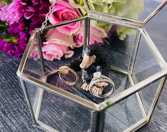 Fantasy Wedding Ring Box / Geek Proposal Box / Nerd Engagement Ring box / Ring Bearer / Ceremony Box / Matrimonio a tema Fantasy / Nerd Trinket Box