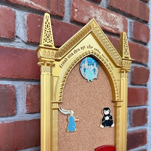 Mirror of Desire Pinboard Frame: Fantasy Pin Collector Showcase