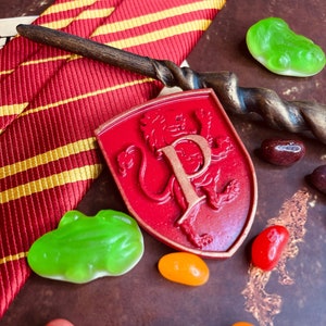 Lion House Large Prefect Badge/ Prefect Pin/ House Pride/ Cosplay/ Wizarding Accessories/ Book Replica/ Brave/ Theme Park Outfit/