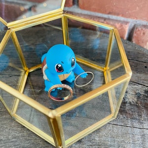 Water Power Animal Wedding Ring Box/ Nerdy Wedding/ Jewelry Box