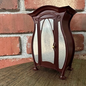 Magical Defense Cabinet/ Miniature Fantasy Cupboard/ Bookish Merch/ Fantasy Art/ Knick Knack/ Dark Arts Class/ Ridiculous Cabinet