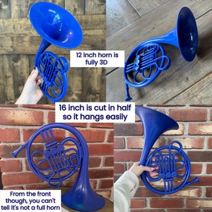 Fully 3D Blue French Horn/ Legen wait for it Dary/ HIMYM/ Proposal Prop image 10