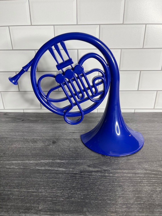 Blue French Horn Wall Sculpture / How I Met Your Mother/ Etsy
