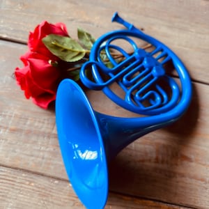 Blauwe hoorndecoratie: volledig 3D-legen-wait for it-dary-cadeau