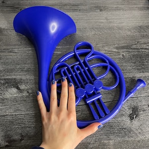 Fully 3D Blue French Horn/ Legen wait for it Dary/ HIMYM/ Proposal Prop image 8