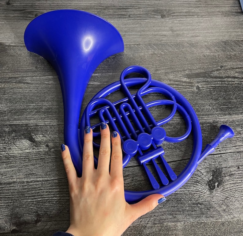 Fully 3D Blue French Horn/ Legen wait for it Dary/ HIMYM/ Proposal Prop image 8