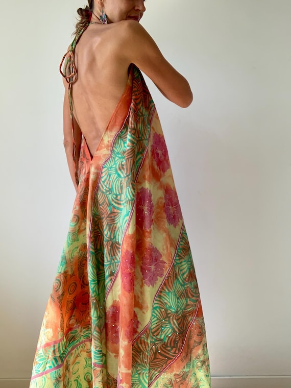 black satin dress halter neck Coda Slip Dress in Satin Black , Halter Neck , Plunge Neckline main image 1