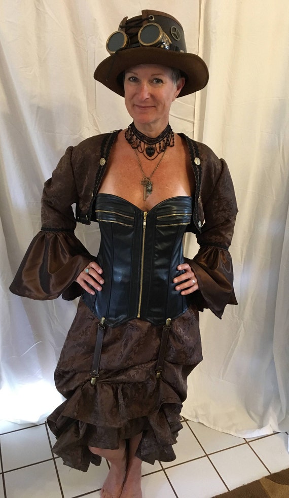 Corset leather belt I made : r/steampunk