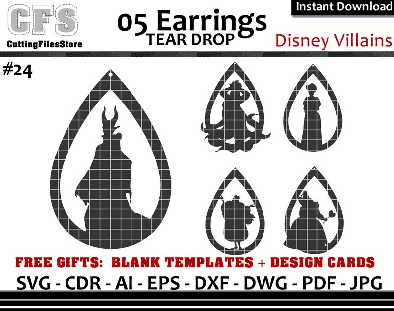 Free Free 73 Disney Earring Svg SVG PNG EPS DXF File
