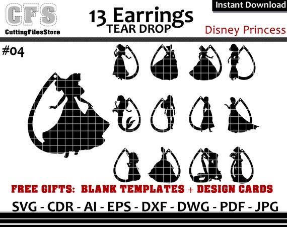Free Free 254 Disney Earring Svg Free SVG PNG EPS DXF File
