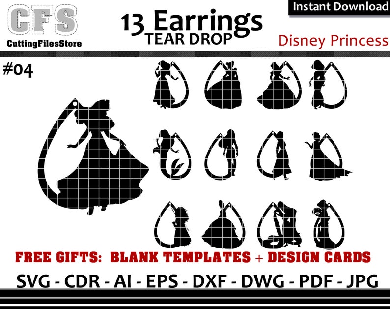 Free Free Disney Earring Svg 895 SVG PNG EPS DXF File