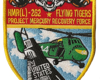 HMR(L)-262 NASA Project Mercury space program USMC helicopter recovery force patch