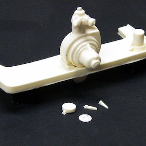 1:25 scale model resin fire truck front mounted pump with bumper