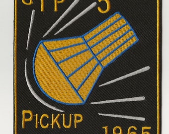 NASA Gemini 5 pick up space program US Navy ship recovery force patch