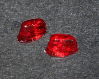 2 1:25 scale model Full-Vu beacon hearse funeral ambulance fire truck