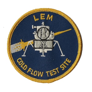 NASA Grumman Apollo LEM lunar lander Cold Flow Test Site patch