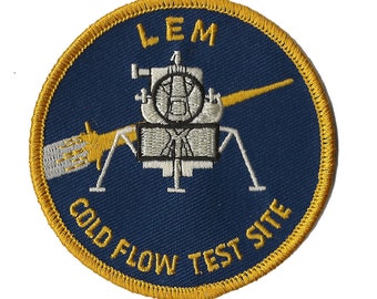 NASA Grumman Apollo LEM lunar lander Cold Flow Test Site patch