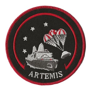 Programa espacial Artemis de la NASA Parche de la fuerza de recuperación de la Marina de los EE. UU.