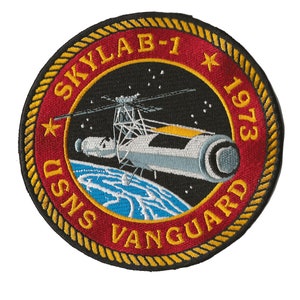 USNS Vanguard T-AGM19 NASA Skylab 1 Tracking Ship space program US Navy recovery force patch