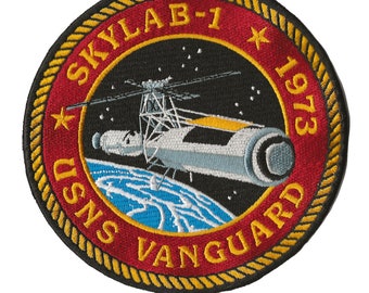 USNS Vanguard T-AGM19 NASA Skylab 1 Tracking Ship space program US Navy recovery force patch