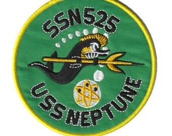 Gray Lady Down USS Neptune SSN 525 nuclear submarine adventure movie prop patch