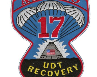 NASA US Navy Apollo 17 UDT recovery team space program patch