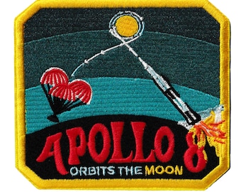 Kellogg's cereal premium Apollo 8 embroidered NASA space patch