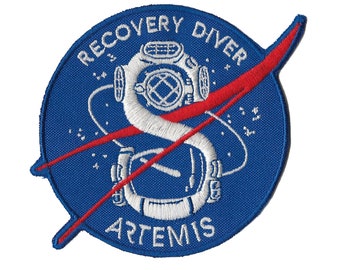 NASA Artemis space program US Navy Recovery force diver patch