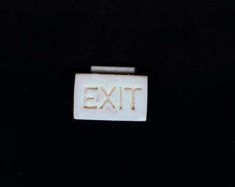 Exit sign 1:25 G scale model resin 1/25