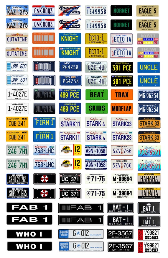 Scale Model Car Assorted Science Fiction Tv Movie License Etsy Ireland