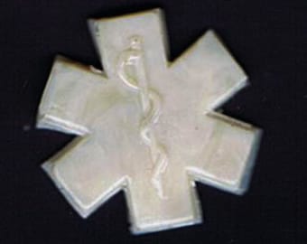 1:25 scale model ambulance resin EMT EMS caduceus emblem insignia Star of Life
