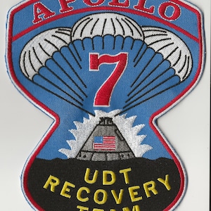 NASA US Navy Apollo 7 UDT recovery team space program patch