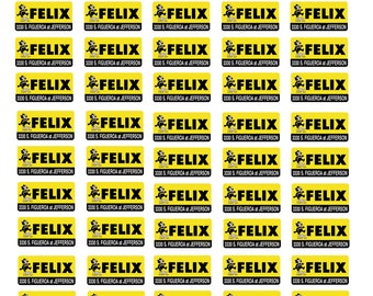 scale model car dealer Felix Auto Sales license tag plates