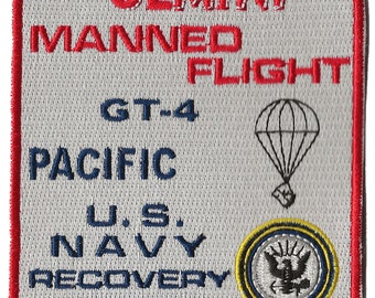 NASA Gemini 4 space program US Navy ship Pacific recovery force patch