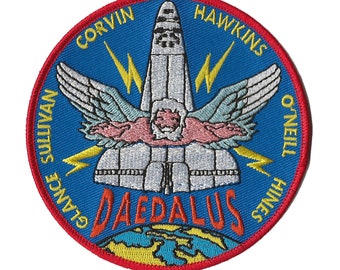 Space Cowboys Daedalus space shuttle mission movie science fiction prop patch