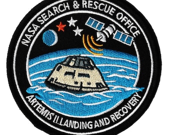 NASA Artemis 2 Search & Rescue Office space program Landing and Recovery patch