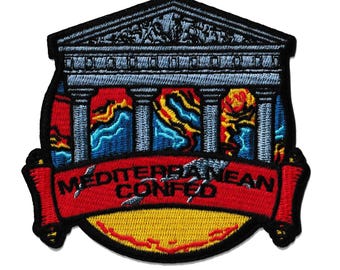 Seaquest DSV Mediterranean Confederation science fiction submarine TV prop patch