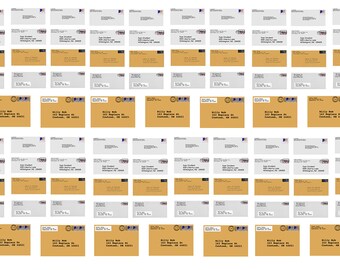 1:25 G scale model US Mail letters USPS post office envelopes
