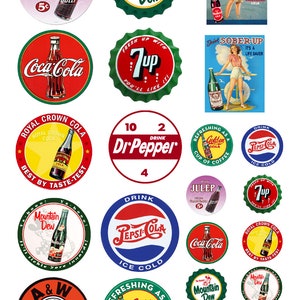miniature scale model diorama soda pop soft drink signs