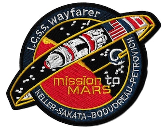 Seaquest DSV ICSS Wayfarer Mars Mission science fiction space TV prop patch
