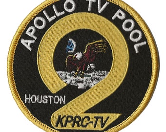 KPRC NASA Apollo 11 TV News Pool television correspondent reporter space program patch
