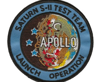 NASA Apollo Saturn S-II Test Team Launch Operation space program patch