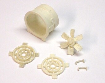 1:25 G scale fire truck smoke ventilation fan