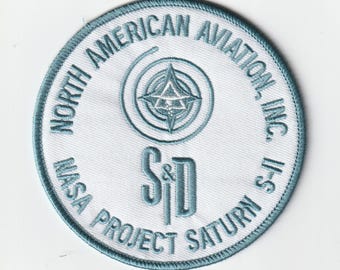 NASA North America Aviation Project Apollo Saturn S2 S & ID space program contractor patch
