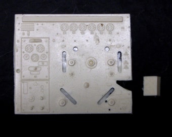 1:25 scale model resin American LaFrance 1970s fire truck pump control panel